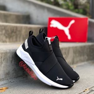 PUMA Chroma Slip On Sneaker Soft Foam Black NWT